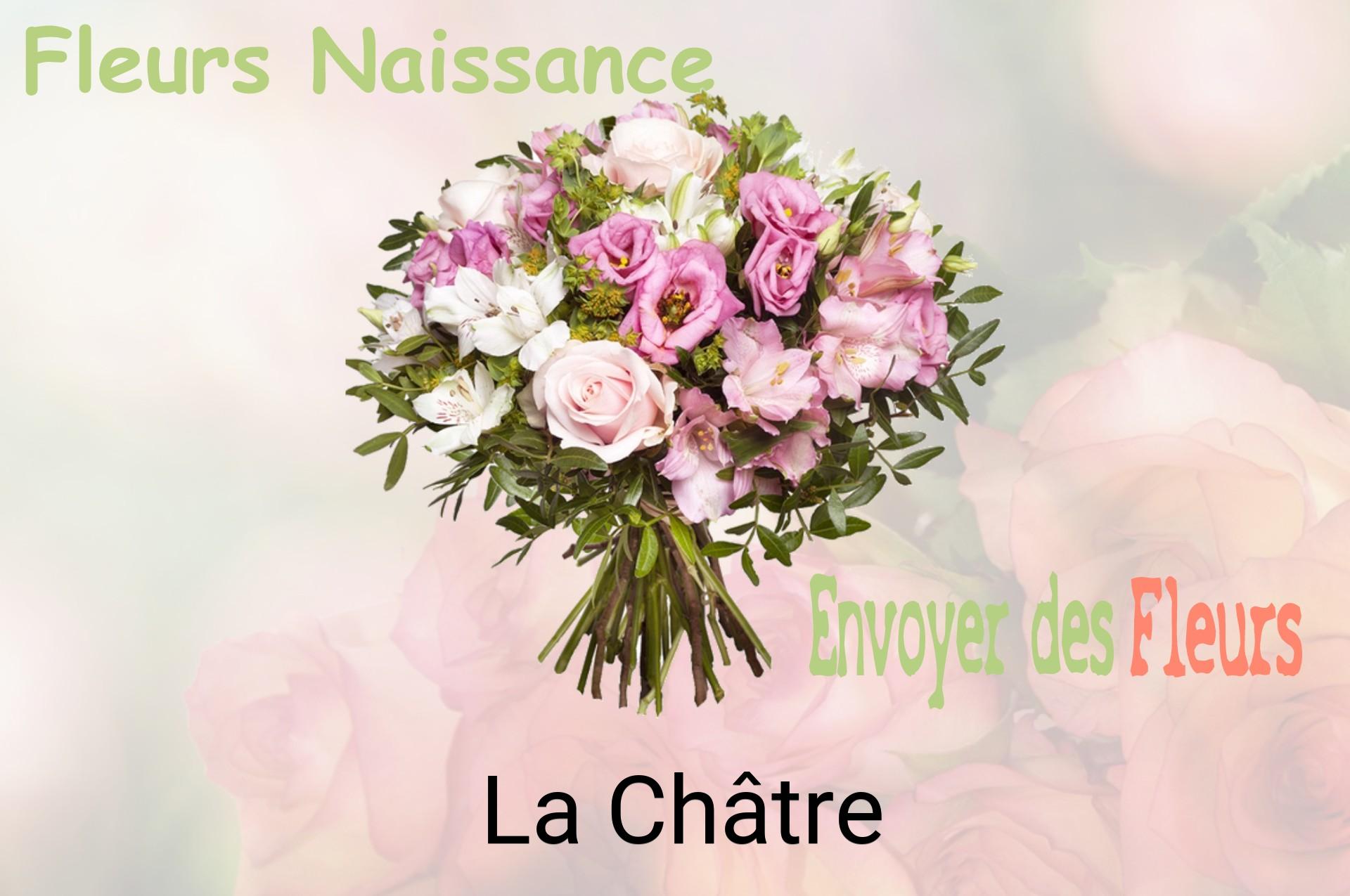 Bouquet de fleurs de naissance livré à La Châtre